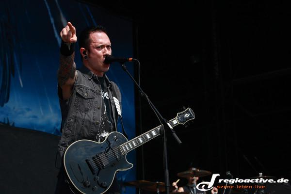 Brennend - Fotos: Trivium live bei Rock am Ring 2014 