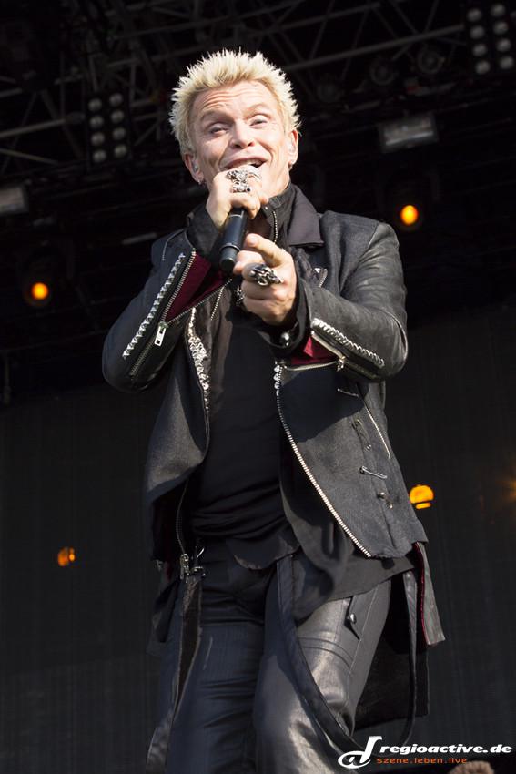 Billy Idol (live auf dem Hessentag in Bensheim, 2014)