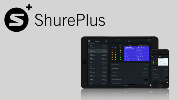 ShurePlus Channels App für iOS Geräte